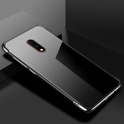 Funda Silicona Ultrafina Carcasa Transparente H02 para OnePlus 7 Negro