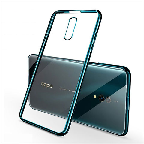 Funda Silicona Ultrafina Carcasa Transparente H02 para Oppo Realme X Verde