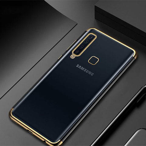 Funda Silicona Ultrafina Carcasa Transparente H02 para Samsung Galaxy A9s Oro