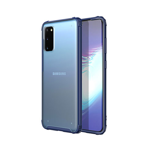 Funda Silicona Ultrafina Carcasa Transparente H02 para Samsung Galaxy S20 5G Azul