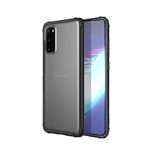Funda Silicona Ultrafina Carcasa Transparente H02 para Samsung Galaxy S20 5G Negro