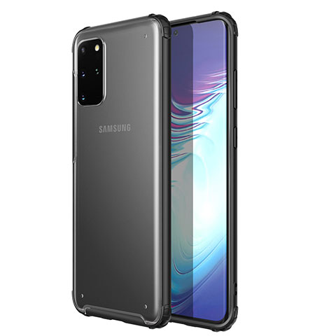 Funda Silicona Ultrafina Carcasa Transparente H02 para Samsung Galaxy S20 Plus 5G Negro