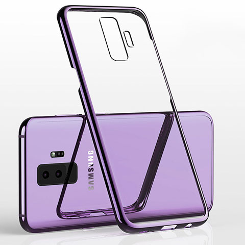 Funda Silicona Ultrafina Carcasa Transparente H02 para Samsung Galaxy S9 Plus Morado