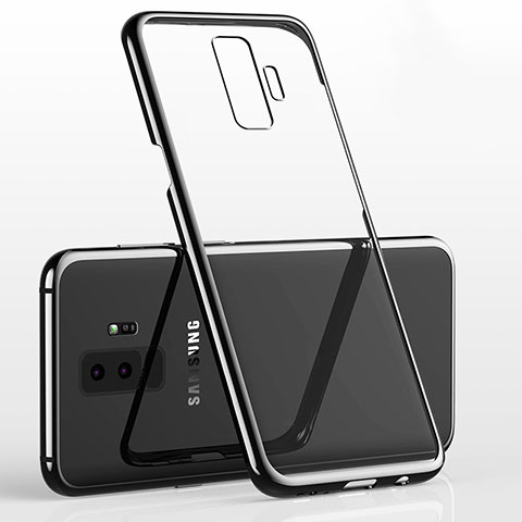 Funda Silicona Ultrafina Carcasa Transparente H02 para Samsung Galaxy S9 Plus Negro