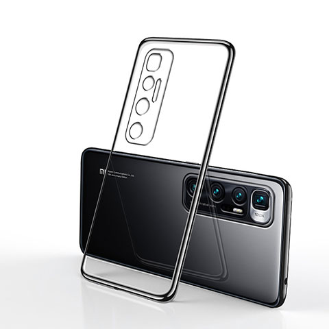 Funda Silicona Ultrafina Carcasa Transparente H02 para Xiaomi Mi 10 Ultra Negro