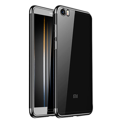 Funda Silicona Ultrafina Carcasa Transparente H02 para Xiaomi Mi 5 Negro
