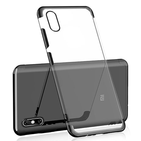 Funda Silicona Ultrafina Carcasa Transparente H02 para Xiaomi Mi 8 Screen Fingerprint Edition Negro