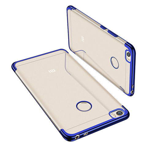 Funda Silicona Ultrafina Carcasa Transparente H02 para Xiaomi Mi Max Azul