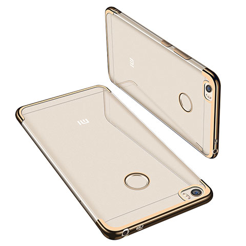 Funda Silicona Ultrafina Carcasa Transparente H02 para Xiaomi Mi Max Oro