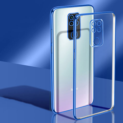 Funda Silicona Ultrafina Carcasa Transparente H02 para Xiaomi Redmi 10X 4G Azul