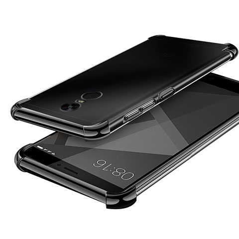 Funda Silicona Ultrafina Carcasa Transparente H02 para Xiaomi Redmi Note 4 Negro