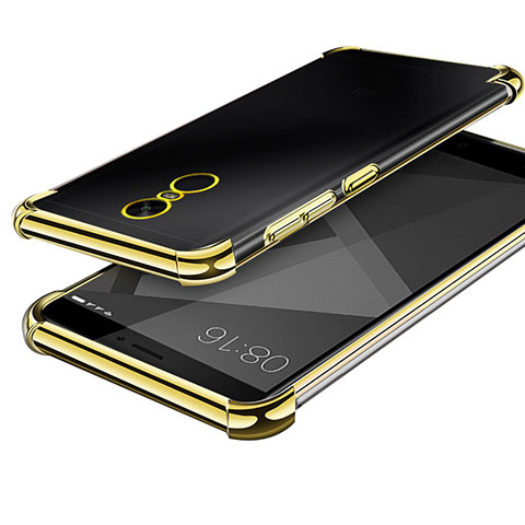 Funda Silicona Ultrafina Carcasa Transparente H02 para Xiaomi Redmi Note 4X High Edition Oro