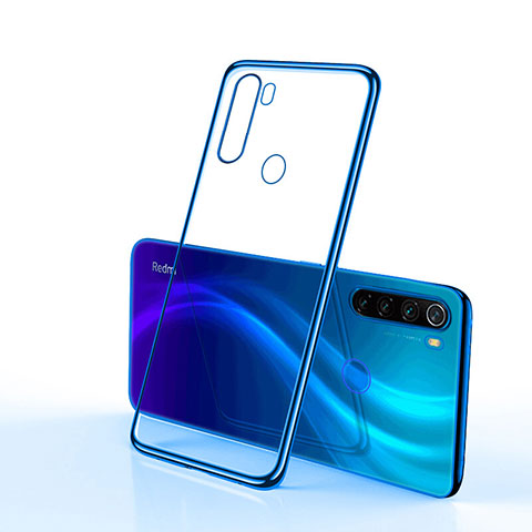 Funda Silicona Ultrafina Carcasa Transparente H02 para Xiaomi Redmi Note 8 (2021) Azul