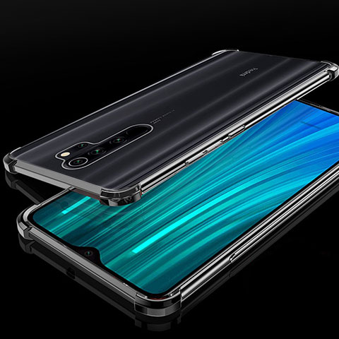 Funda Silicona Ultrafina Carcasa Transparente H02 para Xiaomi Redmi Note 8 Pro Negro