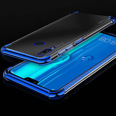 Funda Silicona Ultrafina Carcasa Transparente H03 para Huawei Enjoy 9 Plus Azul