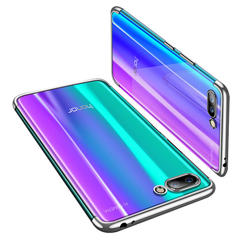 Funda Silicona Ultrafina Carcasa Transparente H03 para Huawei Honor 10 Plata