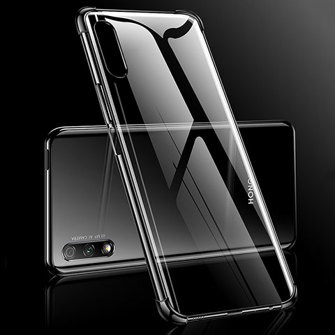 Funda Silicona Ultrafina Carcasa Transparente H03 para Huawei Honor 9X Negro