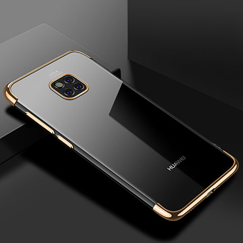 Funda Silicona Ultrafina Carcasa Transparente H03 para Huawei Mate 20 Pro Oro