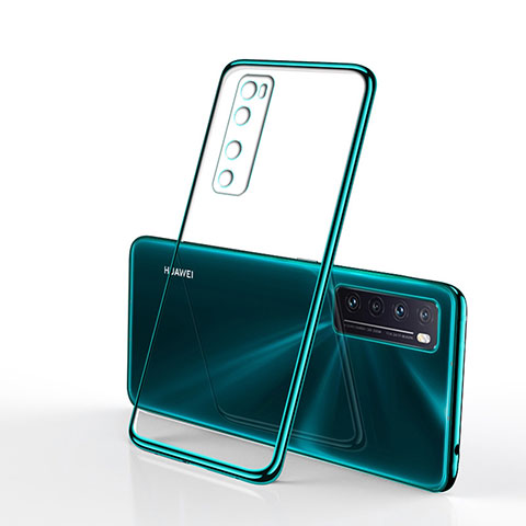 Funda Silicona Ultrafina Carcasa Transparente H03 para Huawei Nova 7 5G Verde