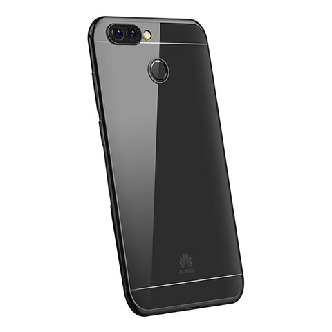 Funda Silicona Ultrafina Carcasa Transparente H03 para Huawei P Smart Negro