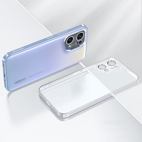 Funda Silicona Ultrafina Carcasa Transparente H03 para Oppo Find X5 5G Claro