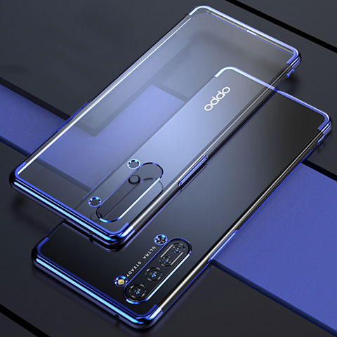 Funda Silicona Ultrafina Carcasa Transparente H03 para Oppo K7 5G Azul