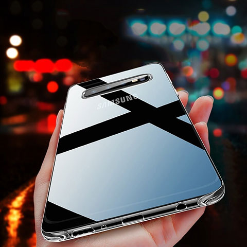 Funda Silicona Ultrafina Carcasa Transparente H03 para Samsung Galaxy S10 5G Claro