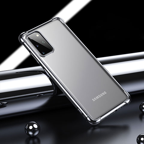 Funda Silicona Ultrafina Carcasa Transparente H03 para Samsung Galaxy S20 Plus Negro