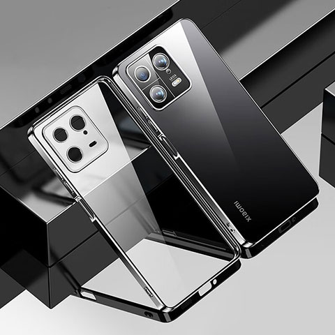 Funda Silicona Ultrafina Carcasa Transparente H03 para Xiaomi Mi 13 Pro 5G Negro