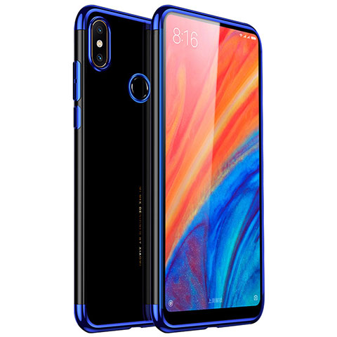 Funda Silicona Ultrafina Carcasa Transparente H03 para Xiaomi Mi Mix 2S Azul