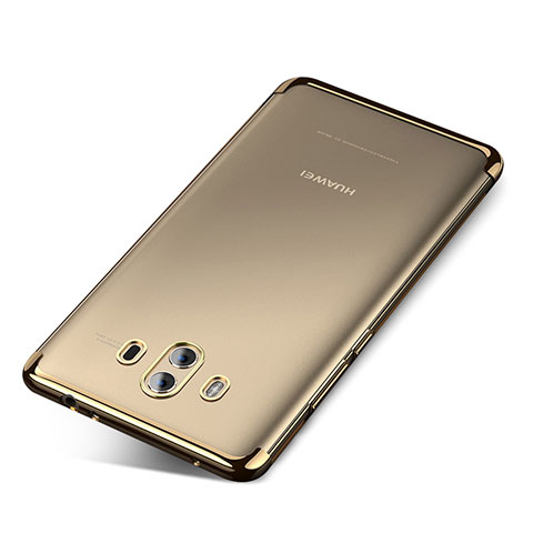 Funda Silicona Ultrafina Carcasa Transparente H04 para Huawei Mate 10 Oro