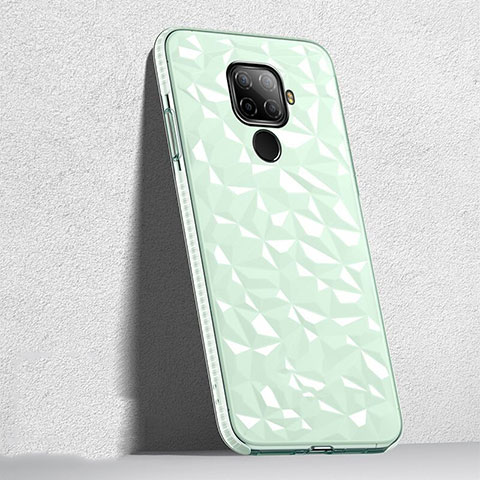Funda Silicona Ultrafina Carcasa Transparente H04 para Huawei Mate 30 Lite Verde