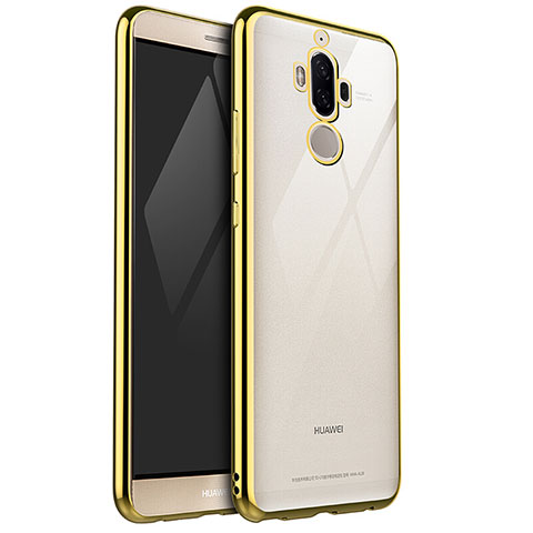 Funda Silicona Ultrafina Carcasa Transparente H04 para Huawei Mate 9 Oro