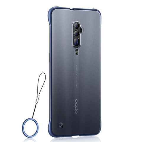 Funda Silicona Ultrafina Carcasa Transparente H04 para Oppo Reno 10X Zoom Azul