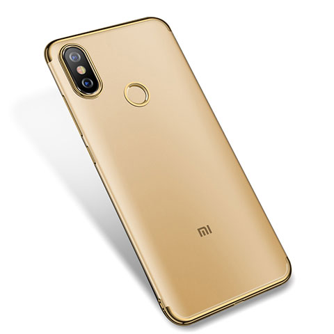 Funda Silicona Ultrafina Carcasa Transparente H04 para Xiaomi Mi A2 Oro