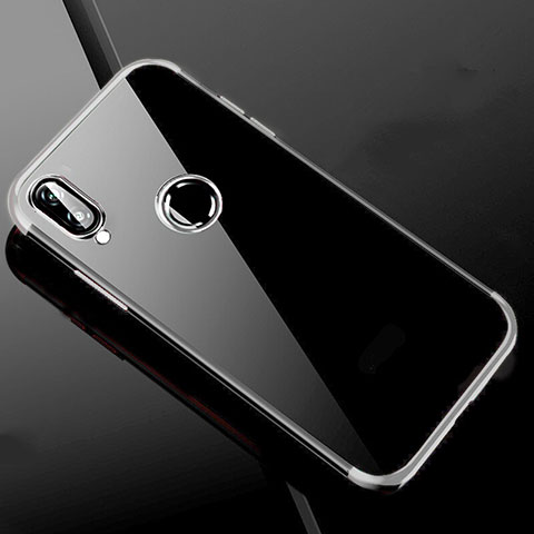 Funda Silicona Ultrafina Carcasa Transparente H04 para Xiaomi Redmi Note 7 Pro Plata