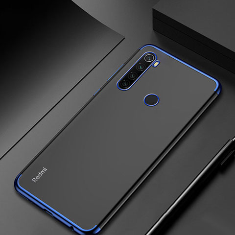 Funda Silicona Ultrafina Carcasa Transparente H04 para Xiaomi Redmi Note 8 (2021) Azul