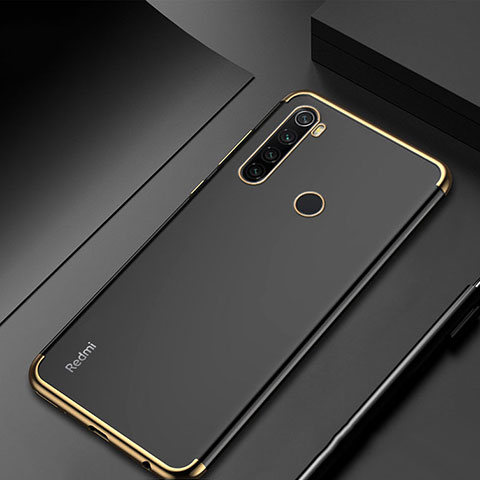 Funda Silicona Ultrafina Carcasa Transparente H04 para Xiaomi Redmi Note 8 (2021) Oro