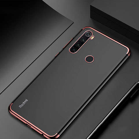 Funda Silicona Ultrafina Carcasa Transparente H04 para Xiaomi Redmi Note 8 Oro Rosa
