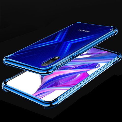 Funda Silicona Ultrafina Carcasa Transparente H05 para Huawei Honor 9X Azul