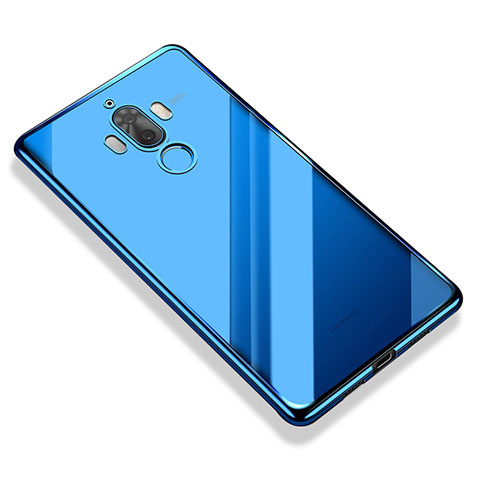 Funda Silicona Ultrafina Carcasa Transparente H05 para Huawei Mate 9 Azul