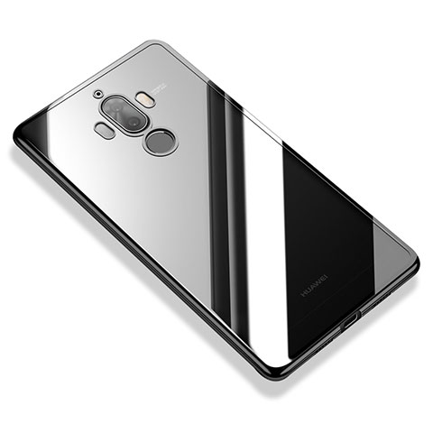 Funda Silicona Ultrafina Carcasa Transparente H05 para Huawei Mate 9 Negro