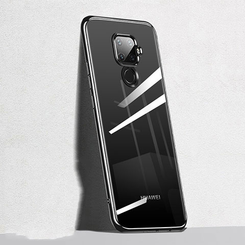 Funda Silicona Ultrafina Carcasa Transparente H05 para Huawei Nova 5z Negro