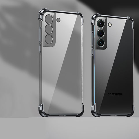 Funda Silicona Ultrafina Carcasa Transparente H05 para Samsung Galaxy S21 FE 5G Negro