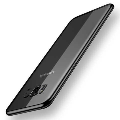 Funda Silicona Ultrafina Carcasa Transparente H05 para Samsung Galaxy S8 Plus Negro