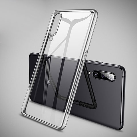 Funda Silicona Ultrafina Carcasa Transparente H05 para Xiaomi Mi 9 SE Plata