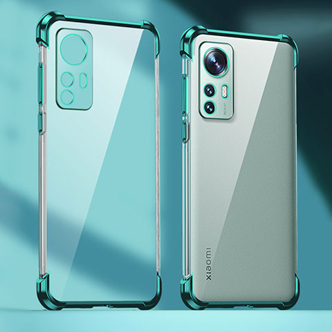 Funda Silicona Ultrafina Carcasa Transparente H06 para Xiaomi Mi 12S Pro 5G Verde