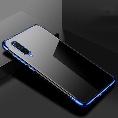 Funda Silicona Ultrafina Carcasa Transparente H08 para Xiaomi Mi 9 Lite Azul