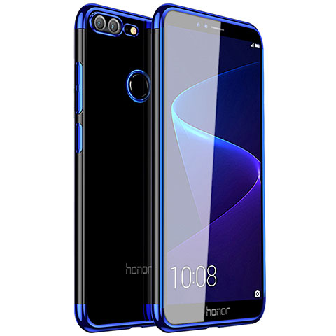 Funda Silicona Ultrafina Carcasa Transparente H16 para Huawei Honor 9 Lite Azul