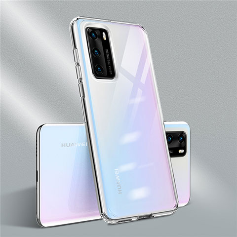 Funda Silicona Ultrafina Carcasa Transparente N01 para Huawei P40 Claro